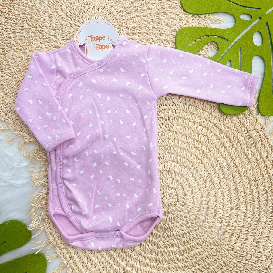   Body Kimono M/l Florzinhas de Algodão - Lilás